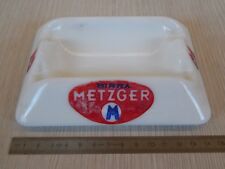 PORTACENERE in VETRO - METZGER - BIRRA - BIERE - BEER EPOCA VINTAGE