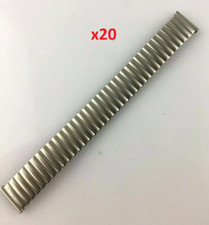 Stock 20 Cinturini Generici Compatibile Orologi Band Elastico Molla 18mm Acciaio