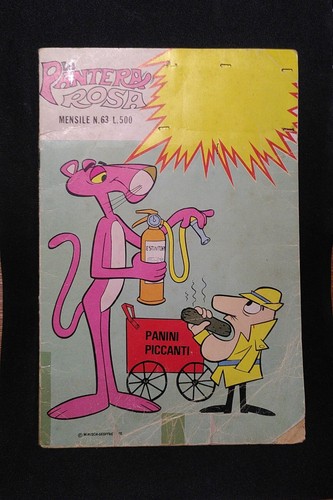 Fumetto pantera rosa agosto - fumetto,