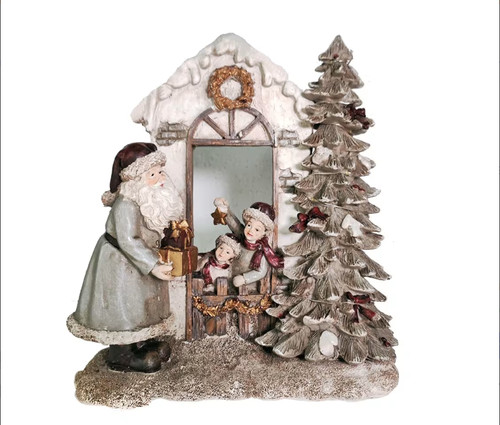 Statua babbo natale bambini - statua,