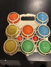 Set palline bocce bocce bocce vintage con custodia