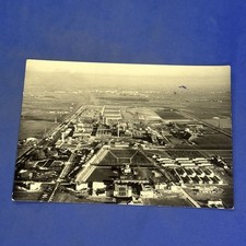 TORVISCOSA VEDUTA AEREA DEL COMPLESSO INDUSTRIALE Bianco e nero Cartolina