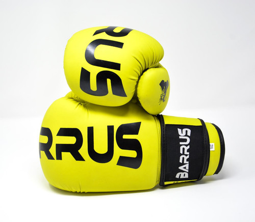 Guantoni boxe fluo - yellow, in