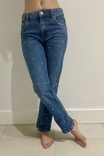 Zara Girls Blue Jeans, 13-14yo