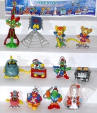 SORPRESINE KINDER FERRERO SERIE VINTAGE CYBERTOP ENTRA SCEGLI LE FIGURE TOP RAR