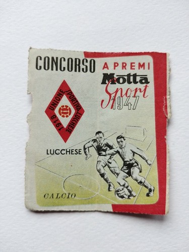Figurina concorso motta 1947 - concorso,