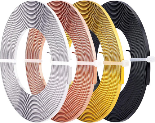 20m filo piatto alluminio - piatto, 4
