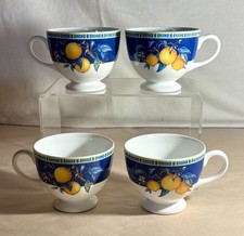 4 tazze a forma di limone