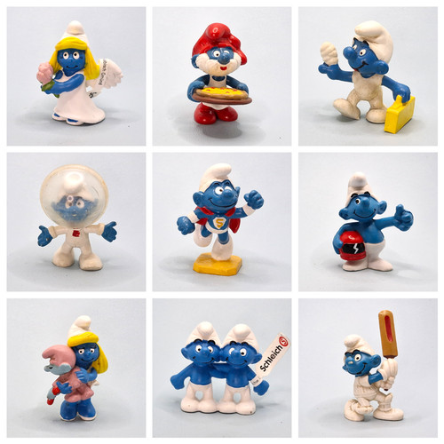 Figurine puffo vintage peyo - -,