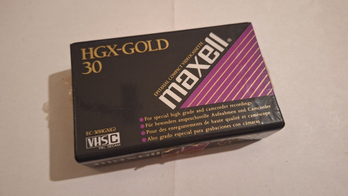 Maxell hgx gold per - 30, special