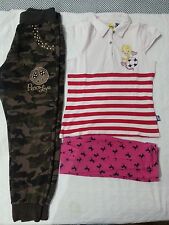 Lotto 616 stock pantaloni maglietta bimba bambina 8/10 anni
