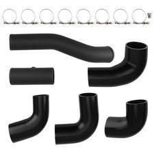 Black Aluminum Charge Pipe Kit