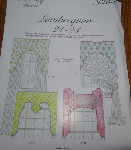 Fay pattern lambrequins - lambrequins,