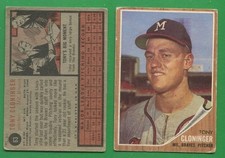 1962 Topps Baseball ~~~ TONY