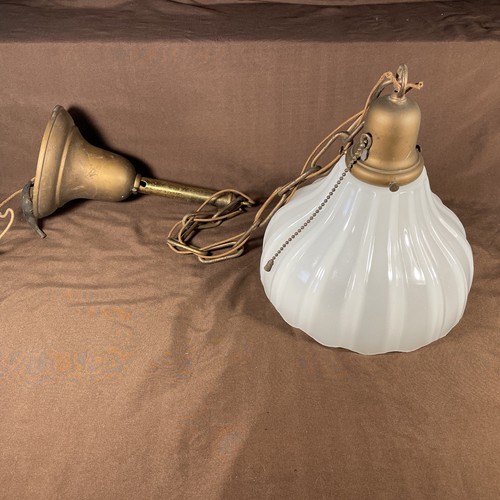 Lampada sospensione antica - a,