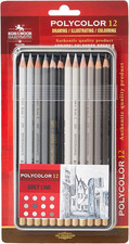 Polycolor Grey Line Artist's