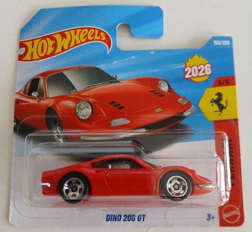 Hot wheels ferrari dino - dino, gt