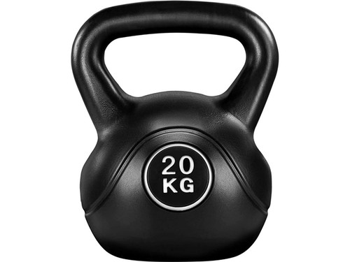 Kettlebell 611307 nero - kettlebell, con