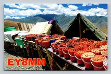 Radioamatore QSL EY8MM Tagikistan 2014 IC7800 Elecraft K3 FT1000D