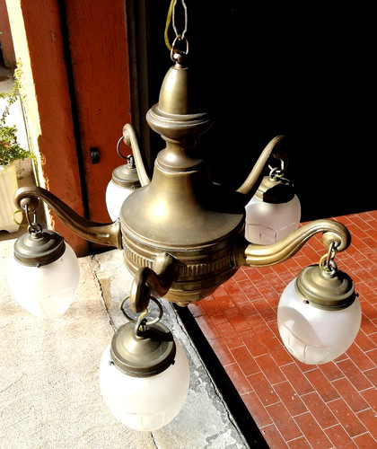 Lampadario liberty deco - , anni