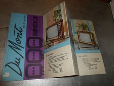 Vecchia pubblicita' TELEVISIONE DU MONT - COMPACTRON vintage COLLEZIONE 