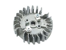 Schwungrad mit Metallklinke