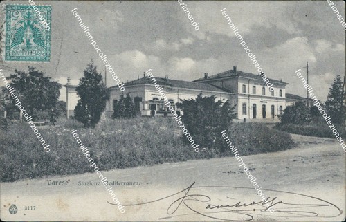 Ba31 cartolina varese - varese, citta'