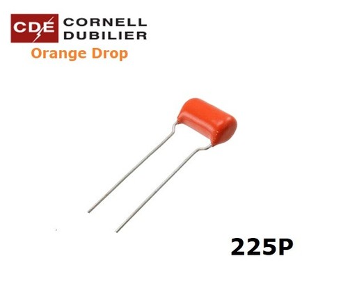 Orange drop 225p 1uf - orange, 0,1uf/100v