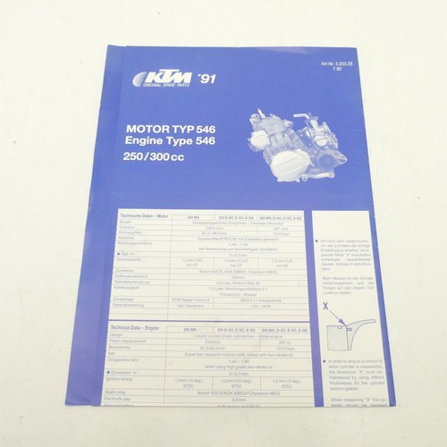 Motore ktm 546 250 - 250, cc