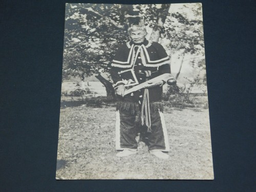 C1907 grande canoa - rppc, nativo