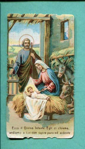 Antico santino fustellato - santino,