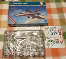 1/72 F-100D Super Sabre Italeri Super Decals Sheet