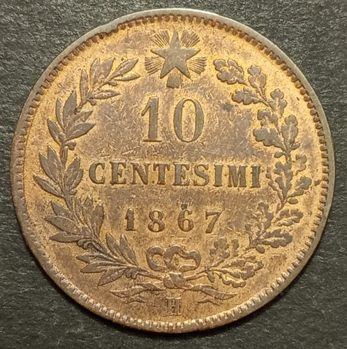 Centesimi lire 1867 spl - 1867,