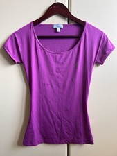 Maglietta Blu Marine Donna 42 S Rosa Maniche Corte Leggera Estiva Sport