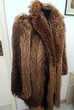 giacca lunga in vera PELLICCIA