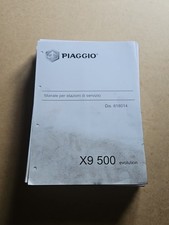 Piaggio X9 500 Evolotion Manuale Officina Stazioni Di Servizio 618014