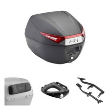 GIVI C30 Black Red Gilera 500