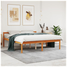 Struttura Letto Marrone Pino