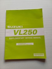 Suzuki VL Intruder 250 AGGIORNAMENTO 2000 manuale officina originale