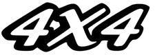 Adesivo logo 4x4 sticker auto