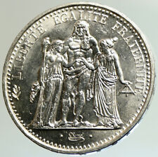 1968 FRANCIA grande motto Ercole VINTAGE argento 10 franchi moneta francese i105119