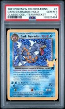 PSA 10 GEM MINT Dark Gyarados 8/82 Celebrazioni Collezione Classica Holo Pokémon