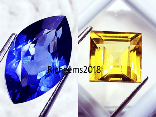 Tanzanite naturale giallo - tanzanite,