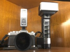 Fotocamera analogica vintage Konica Autoreflex T3 fotocamera con obbiettivo 