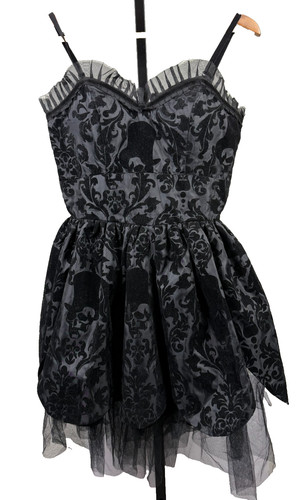 Hell bunny mini abito - bunny, velluto