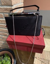 Clutch Bag Gattinoni Nera In Tessuto