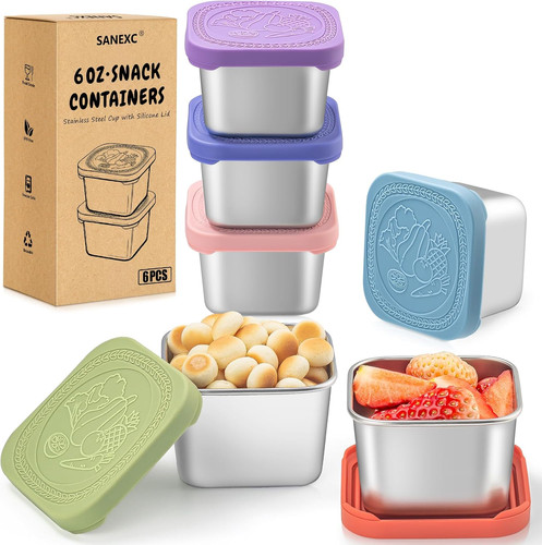 Contenitori snack acciaio - snack,