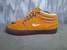 Scarpe da ginnastica uomo Nike SB Zoom Stefan Janoski Mid scamosciate taglia 8 suola gomma chutney ottime condizioni