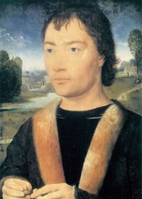 Dipinto olio hans memling -