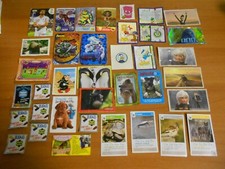 Lotto 37 FIGURINE + CARD varie CUCCIOLOTTI - CALCIATORI - DISNEY - WWF COOP ecc